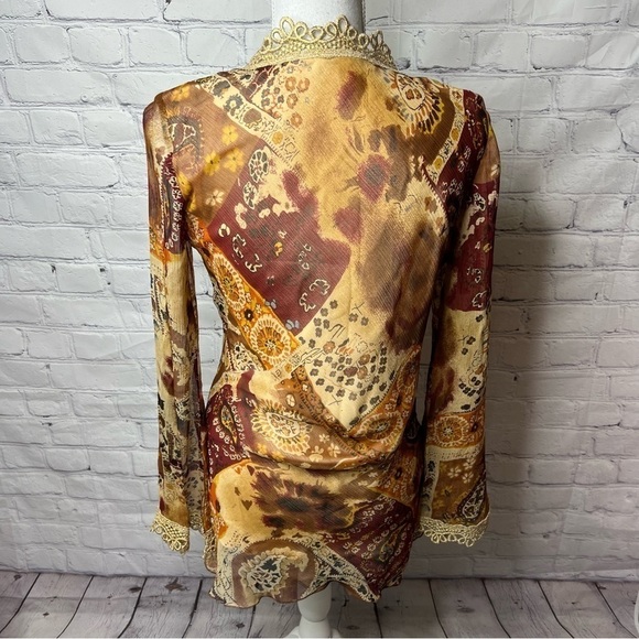 Cache Silk Tunic Small - Picture 4 of 8